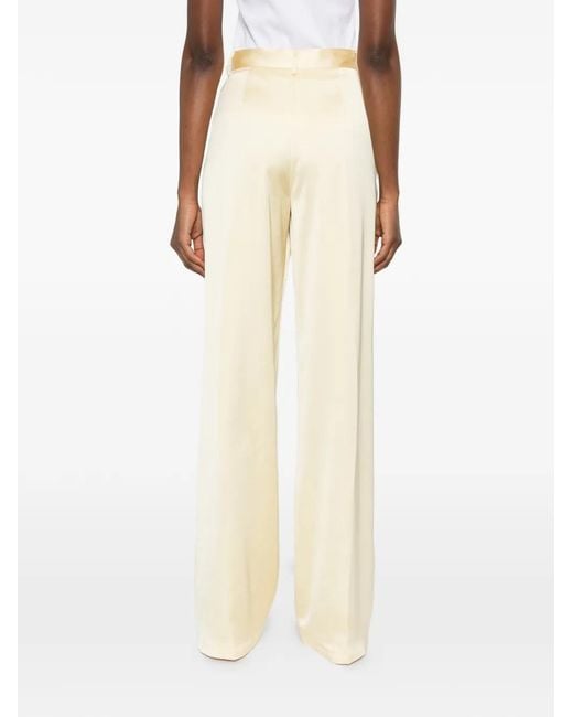 ANDAMANE White Nathalie Wide-Leg Trousers
