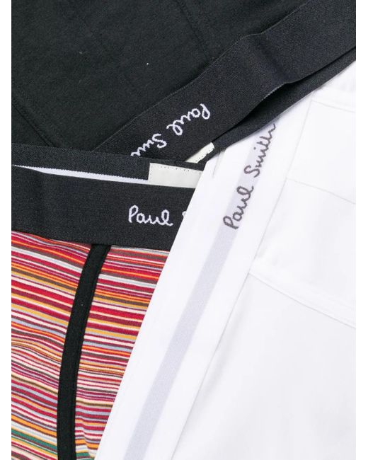 | Confezione da 3 Boxer in cotone stratch con logo | male | MULTICOLORE | XL di Paul Smith in Black da Uomo