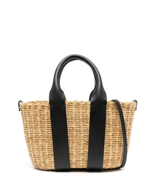 Muuñ Black Mini Caba Tote Bag