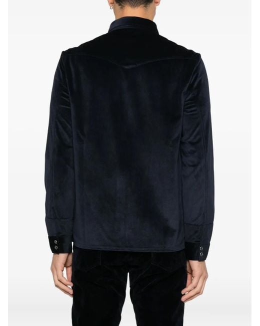 Chemise Andres À Poche Poitrine John Varvatos pour homme en coloris Blue