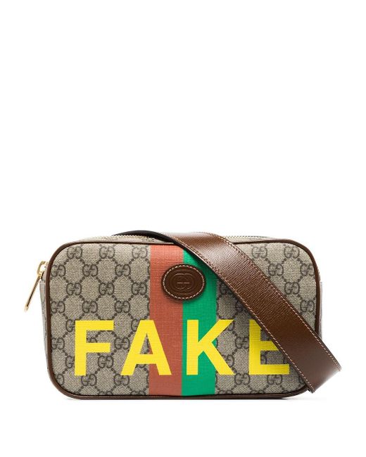 Gucci Brown Fake/no Belt Bag for men