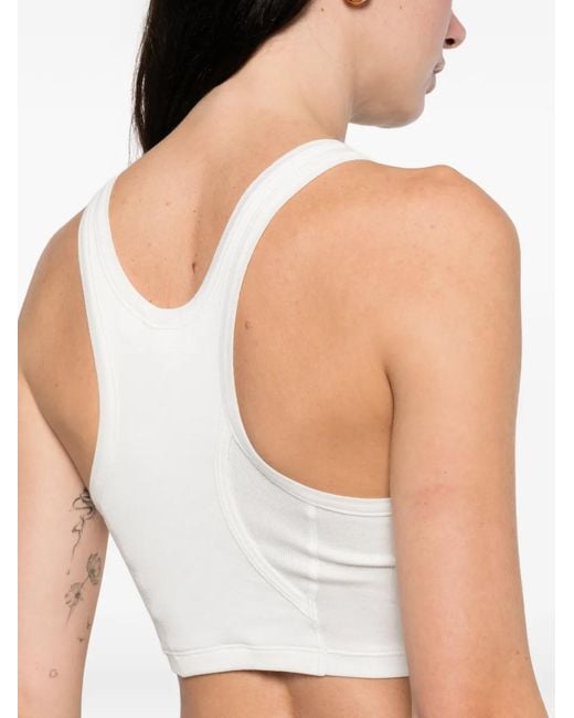 Calvin Klein White Pamela Crop Top