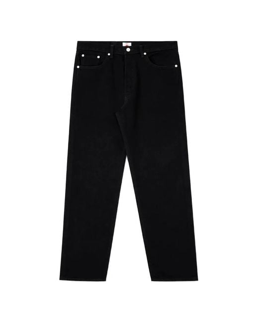 Edwin Black Loose Buttoned Jeans for men