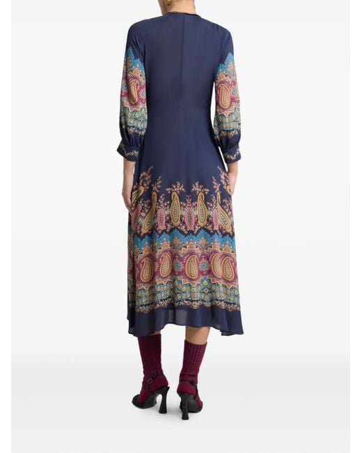 Etro Blue Midi Dresses