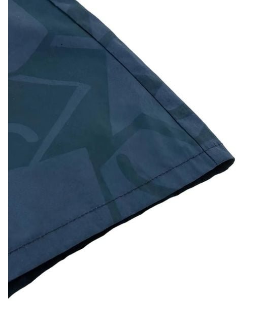 Evisu Blue Seagull Monogram-Print Boxer Shorts for men