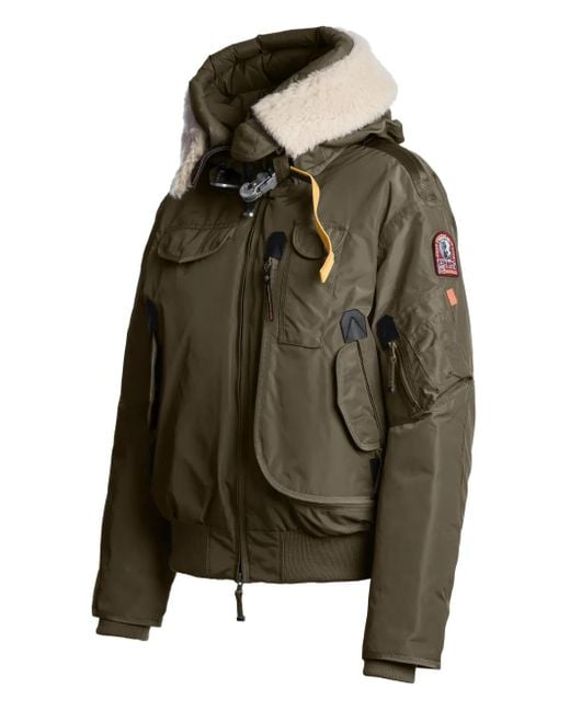 Parajumpers Green Gobi S. Hooded Bomber Jacket