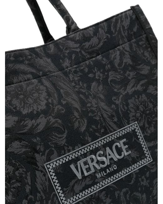 Versace バロッコ Athena ハンドバッグ L Black