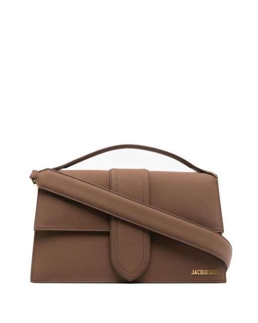 Jacquemus Leather Le Bambino Long Tote Bag in Brown | Lyst Canada