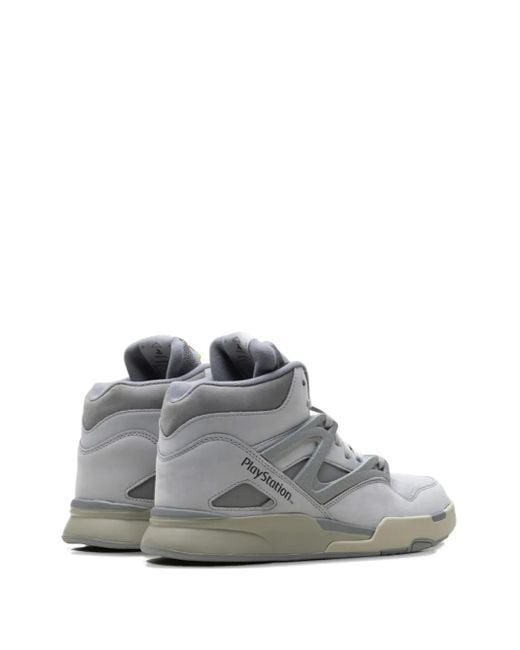 Reebok Gray Pump Omni Zone Ii Playstation 30Th Anniversary Sneakers for men