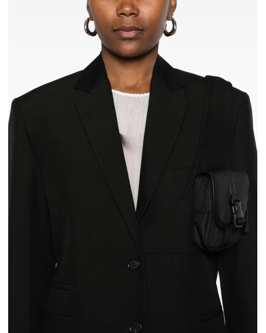 Coperni Black Single-Breasted Blazer