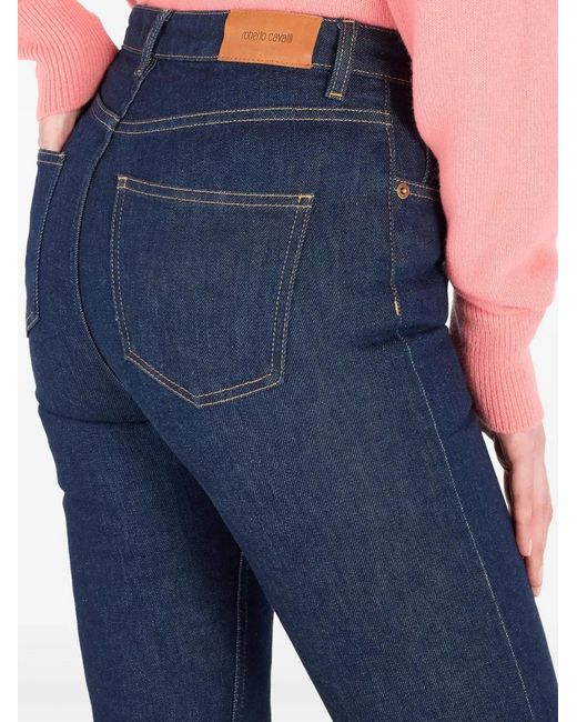 Roberto Cavalli Blue Flared Jeans