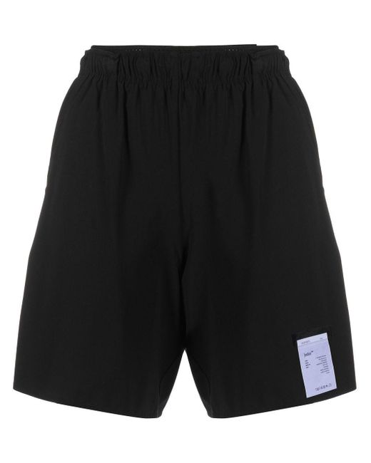 Satisfy Justice Logo-patch Running Shorts in Black | Lyst