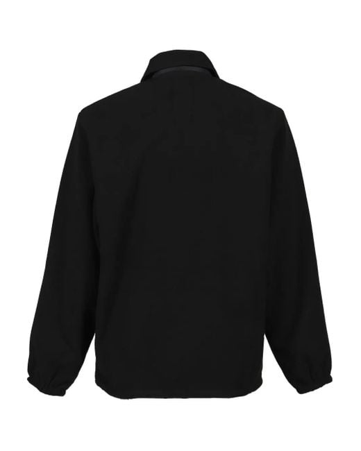 GR10K Black Zip-Fastening Jacket for men
