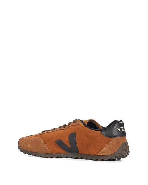 Veja Brown Gt Logo-Patch Sneakers for men