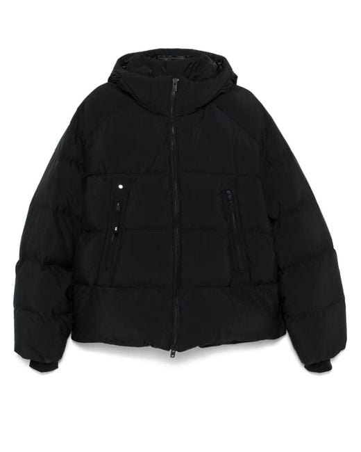 Y-3 Black Insulated Puffer Jacket for men