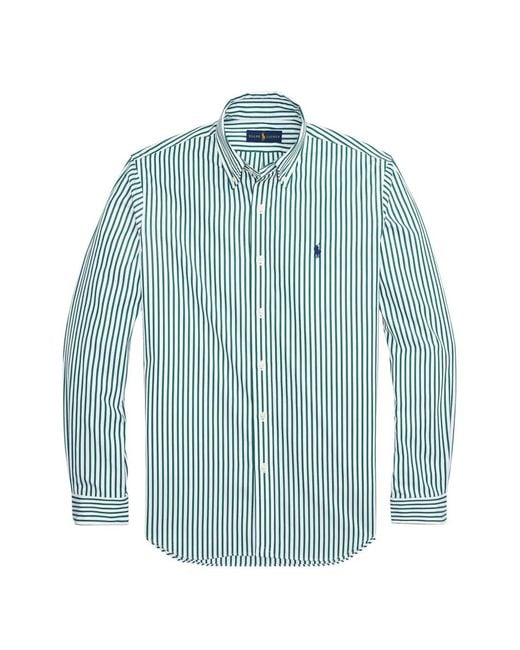Polo Ralph Lauren Blue Striped Shirt for men