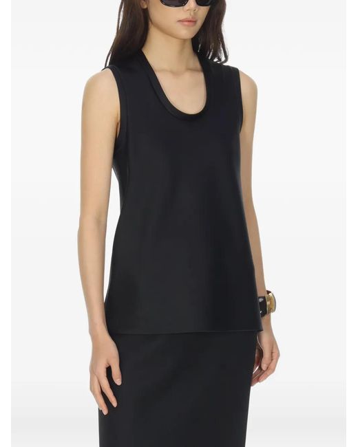 Carven Blue Sleeveless Top