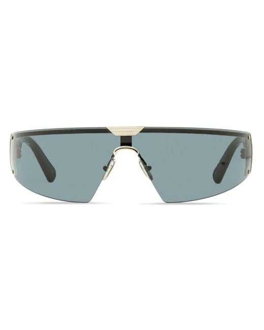Roberto Cavalli Blue Rc1120 Wrap Oversize-frame Sunglasses