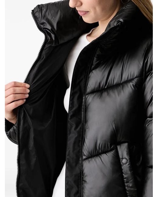 DKNY Black Quilted Puffer Jacket