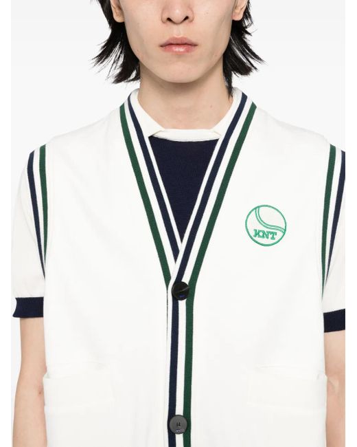 Kiton Black Knt Vest for men