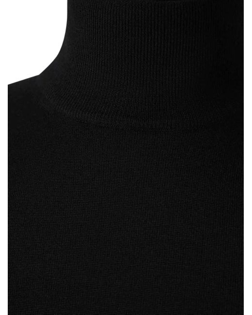 Canali Pullover mit Stehkragen in Black für Herren
