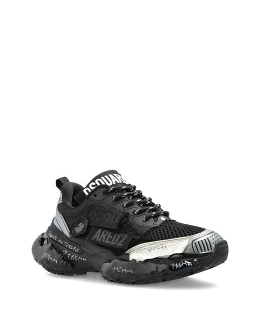 DSquared² Black Faster Sneakers