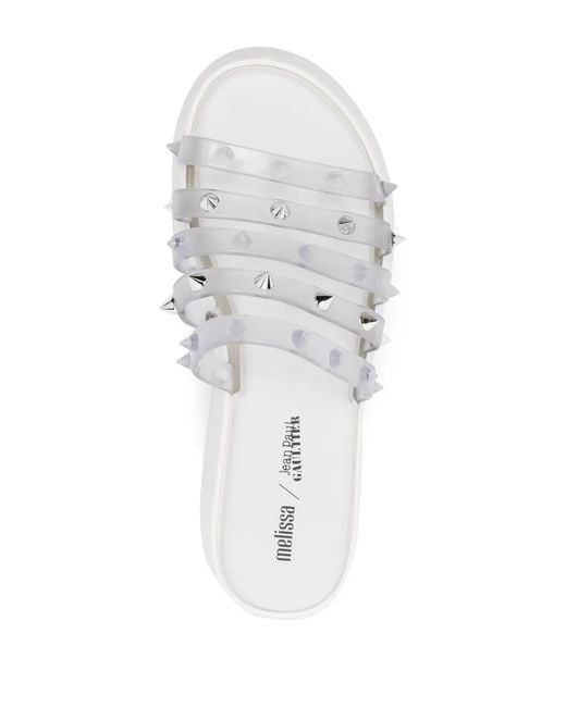 Jean Paul Gaultier White X Melissa Becky Punk Love Slides