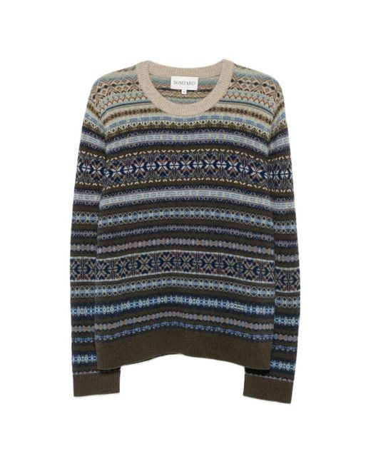 Bompard Pullover Mit Rundem Ausschnitt in Gray für Herren