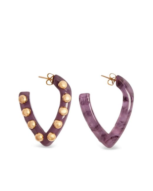 LaDoubleJ Pink Mini Dew Earrings