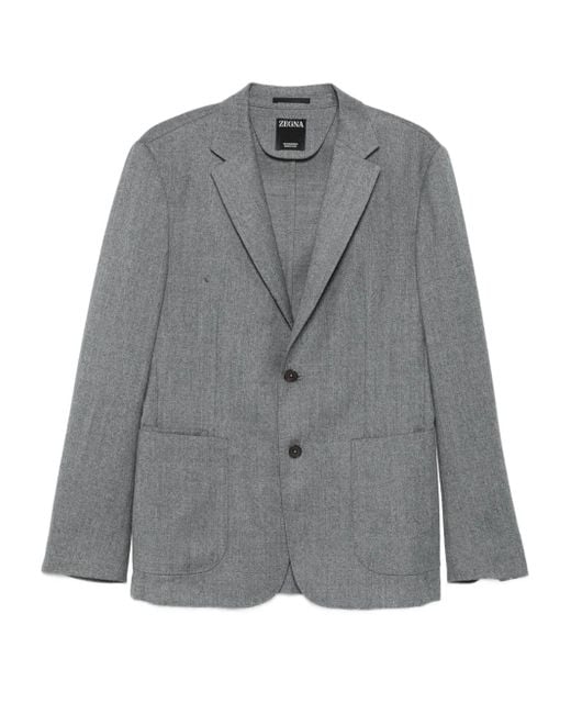 Zegna Geknöpfter Anzug in Gray für Herren