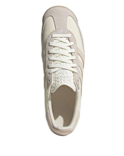 Adidas White Sl 72 Suede Sneakers