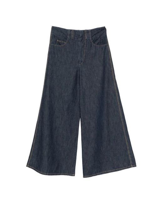 Susanne Bommer Blue Wide-Leg Jeans