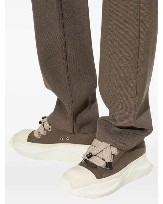 Rick Owens White Baskets Jumbolace Abstract for men