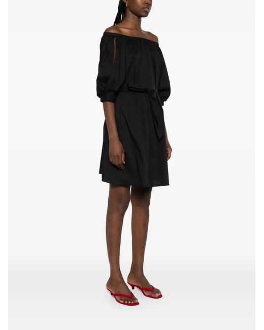 Liu Jo Black Poplin Mini Dress