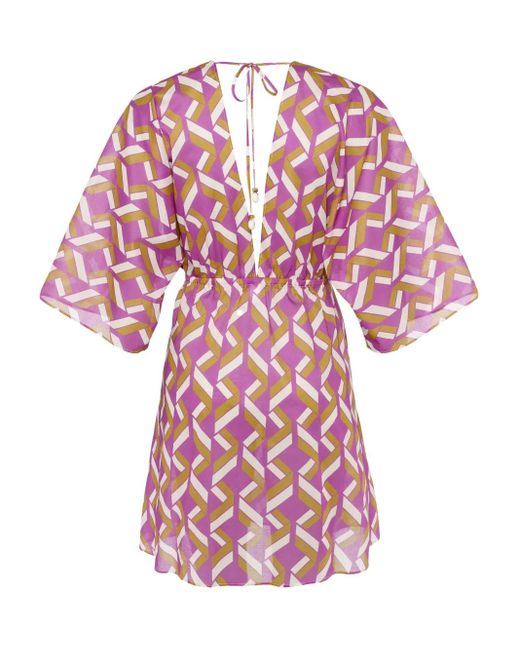 Eres Red Feel Kleid Mit Geometrischem Print