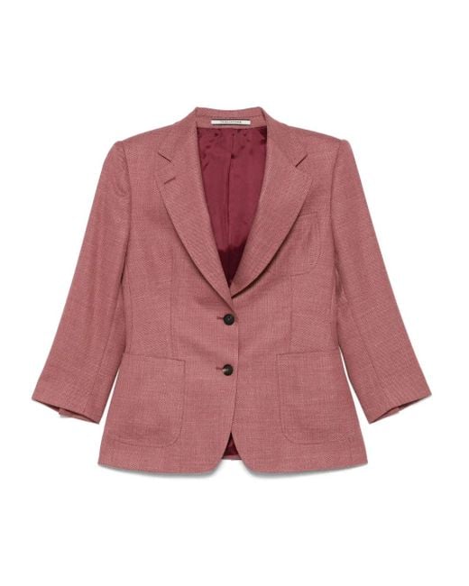 Tagliatore Pink Debra Blazer