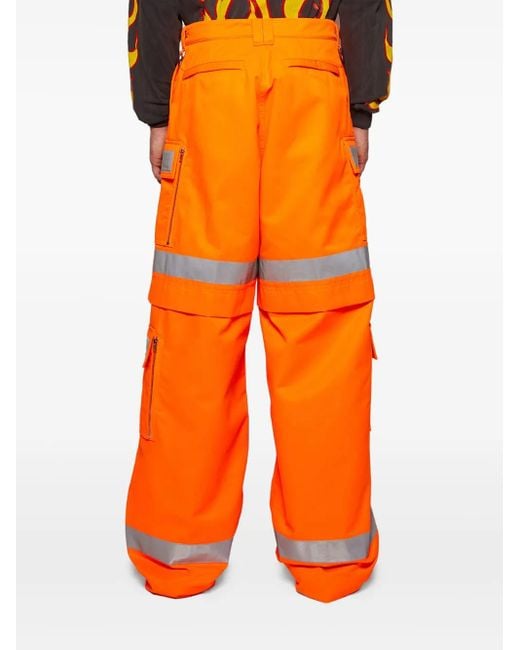 Vetements Orange Pantalon De Jogging À Lien De Resserrage for men