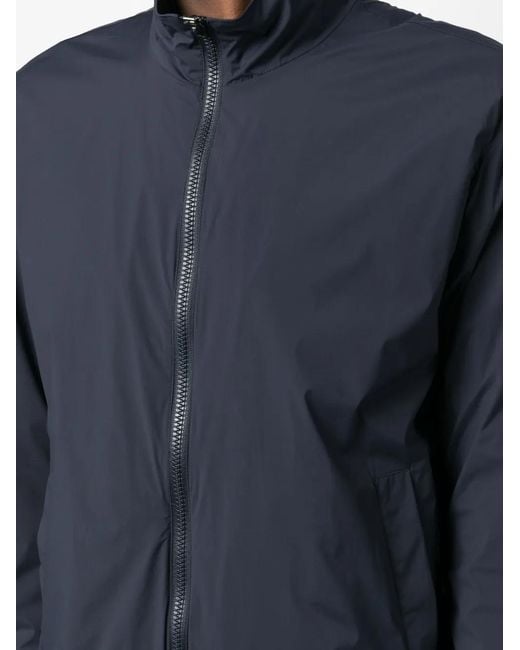 Herno Blue Lightweight Bomber Jacket for men
