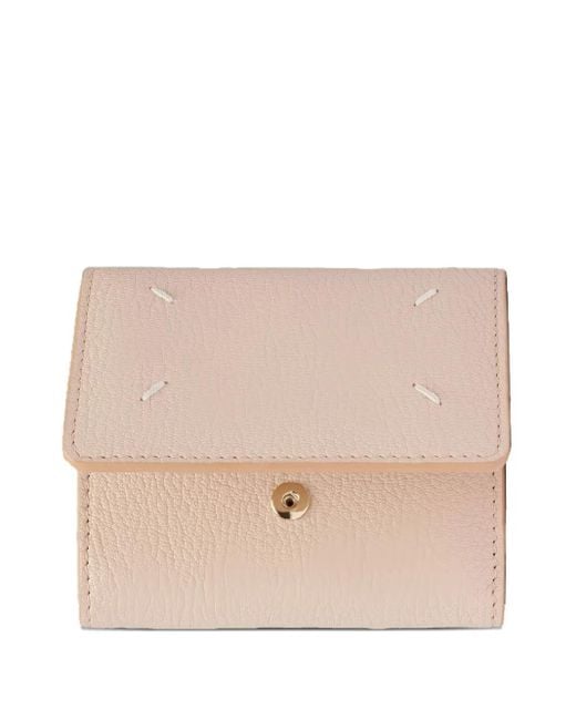 Maison Margiela Natural Stitch Leather Wallet for men