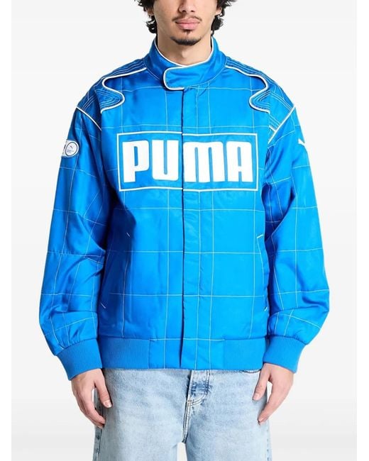 PUMA Blue Padded Racer Jacket