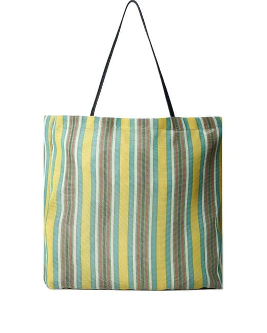 The Row Green Barn Open-Top Tote Bag
