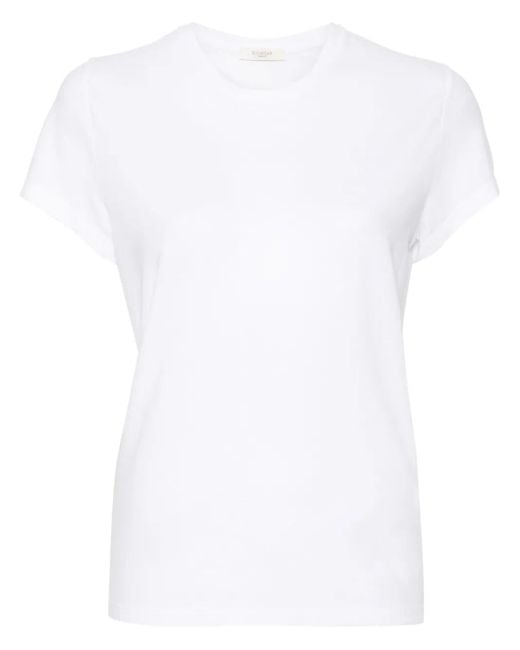 Slowear White Crew-Neck Cotton T-Shirt