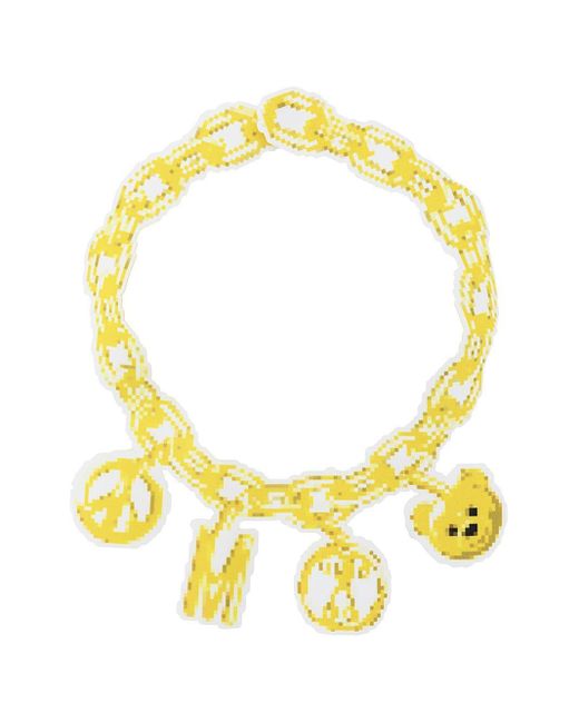 Moschino Yellow Chain Necklace