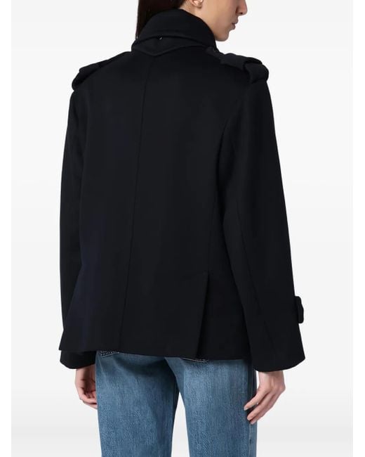 Max Mara Black Double-Breasted Jacket