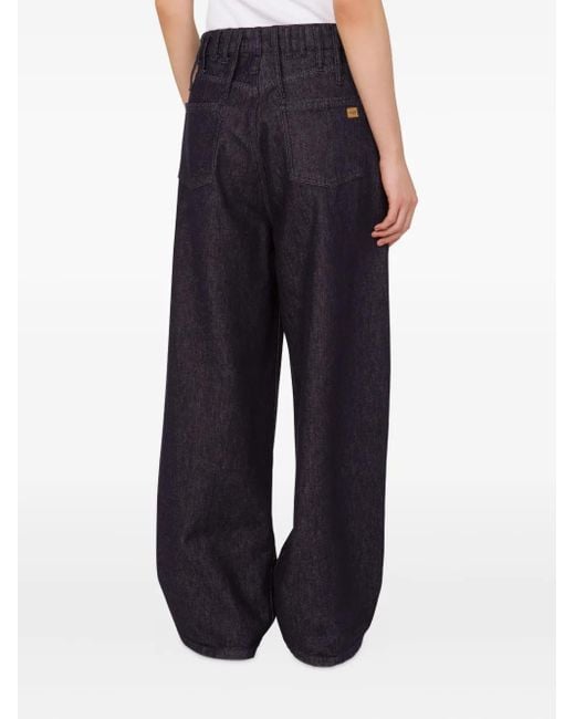 Moschino Blue Wide-Leg Jeans