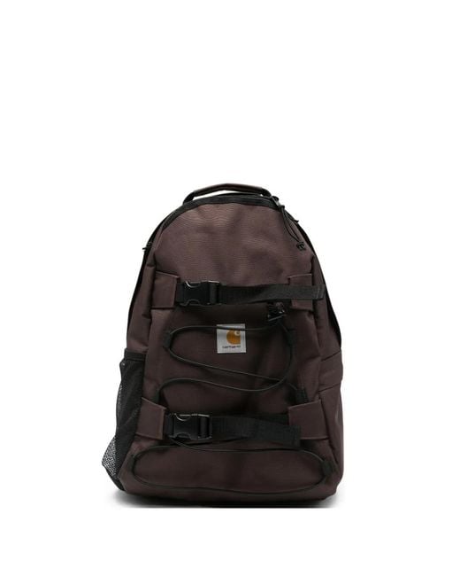 Carhartt Black Kickflip Buckled-Strap Backpack