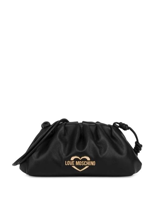 Love Moschino ロゴプレート ショルダーバッグ Black