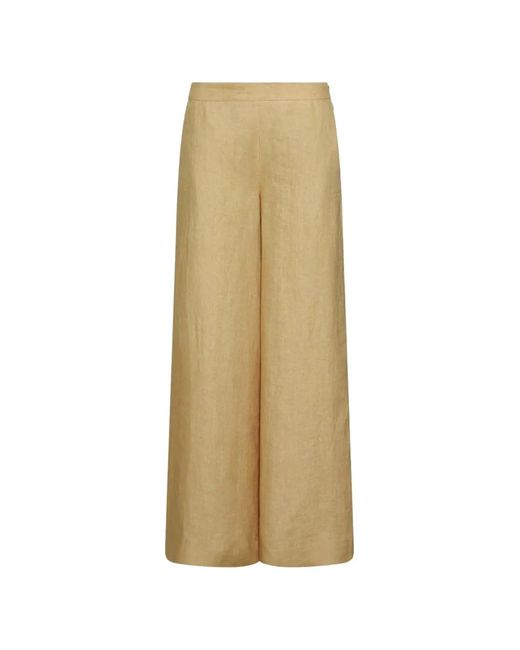Marella Natural Linen Trousers