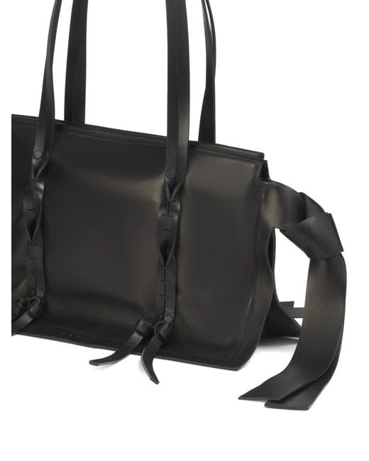 Marni Black Leather Amulet Small Bag