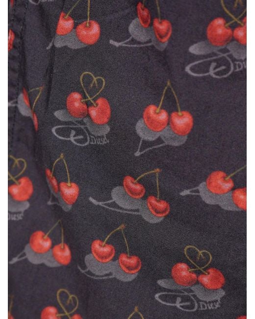 DIESEL Black Pyjama Kit-James À Imprimé Cerises for men